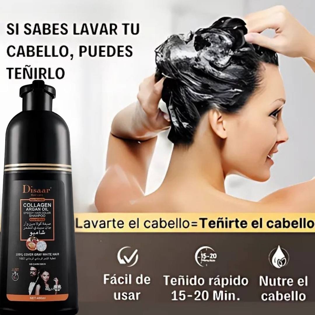 SHAMPOO DISAAR™ | ADIÓS CANAS EN 10 MINUTOS