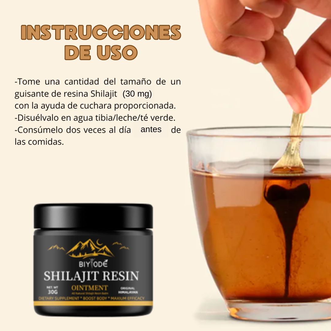 Shilajit BIYODE™ | Recupera tu Energía y Claridad Mental