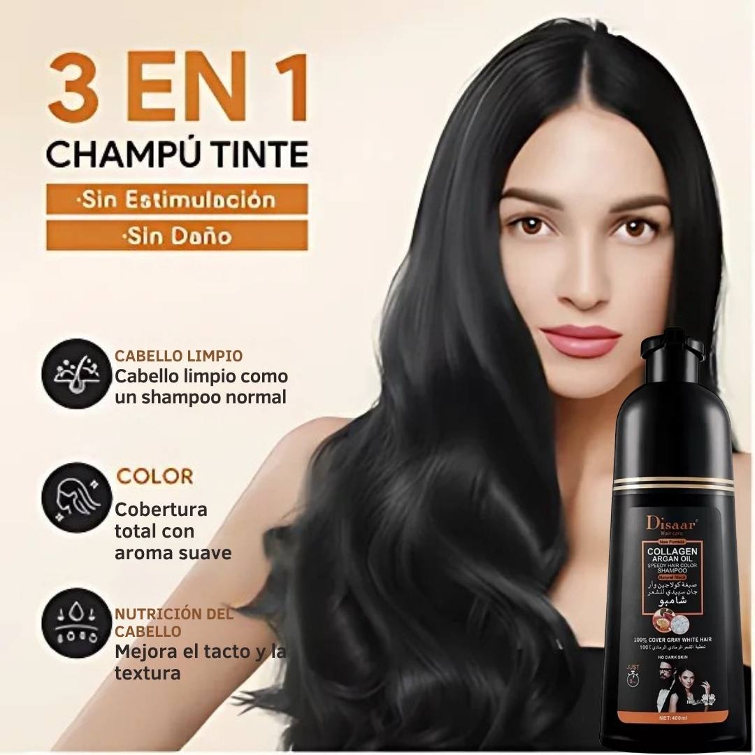SHAMPOO DISAAR™  | ADIÓS CANAS EN 10 MINUTOS