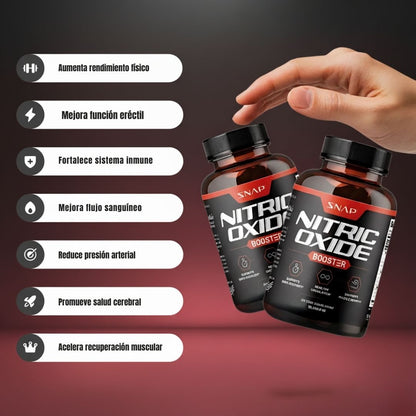 Oxido Nítrico SNAP®  | Más Circulación, Más Rendimiento, Más Placer.