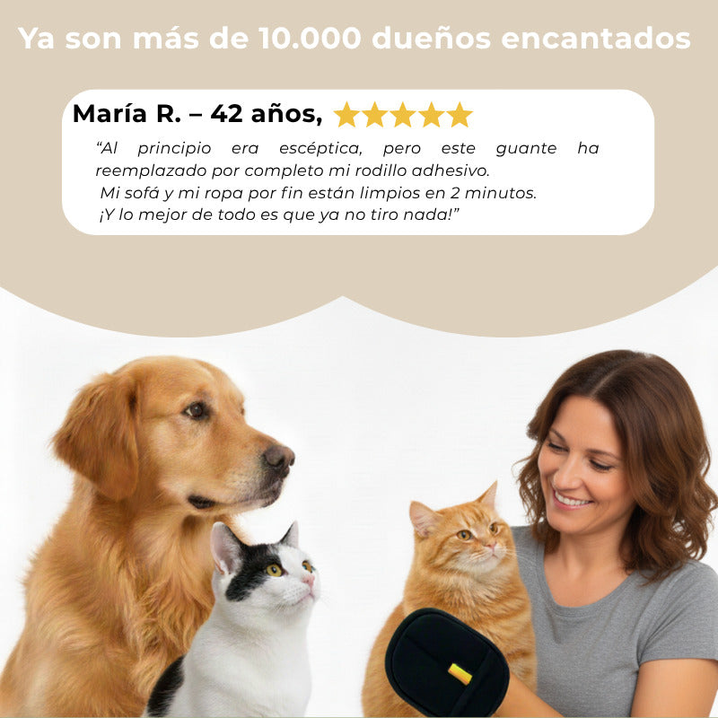 SoftPet™ - Guante Antipelos Reutilizable