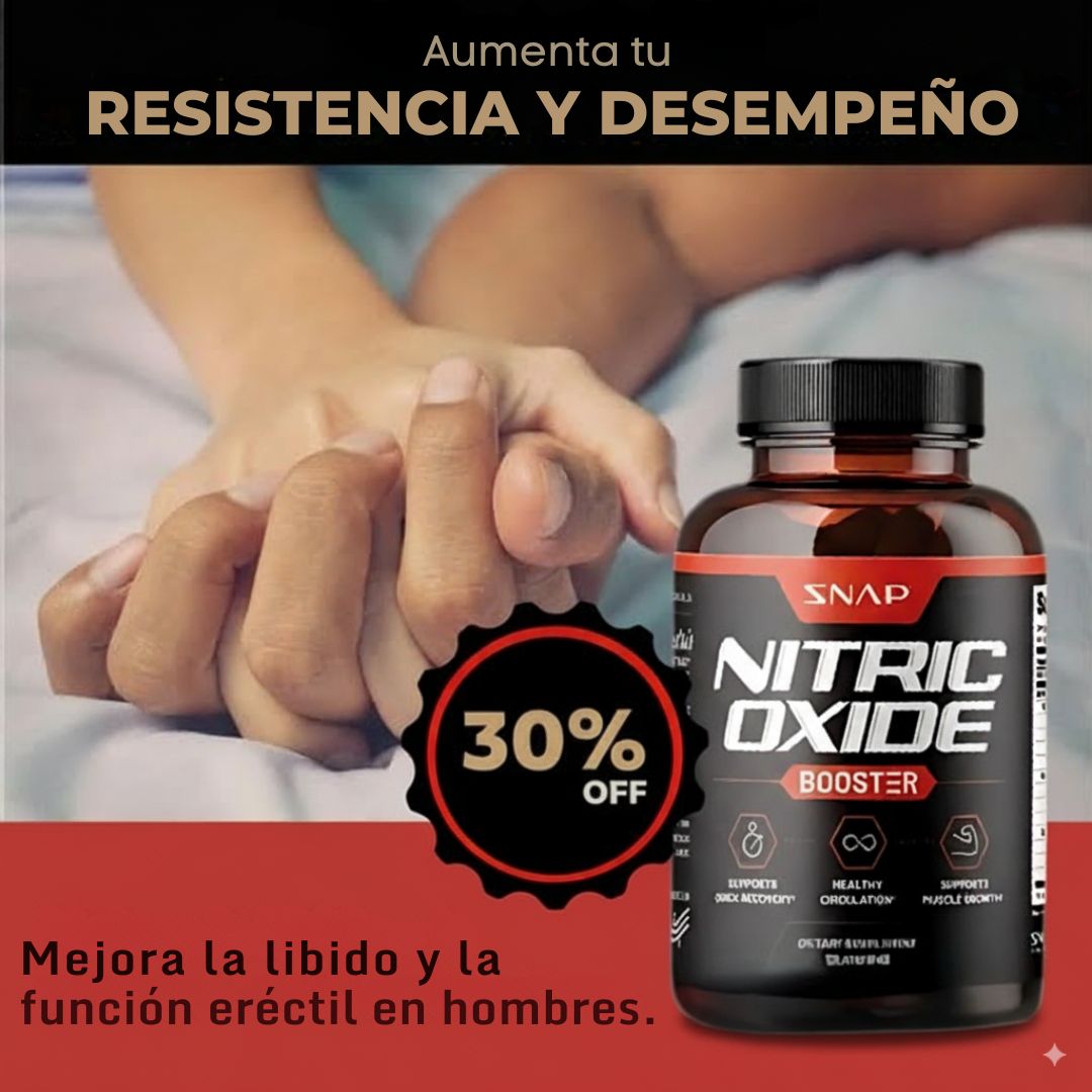 Oxido Nítrico SNAP®  | Más Circulación, Más Rendimiento, Más Placer.