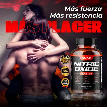 Oxido Nítrico SNAP®  | Más Circulación, Más Rendimiento, Más Placer.