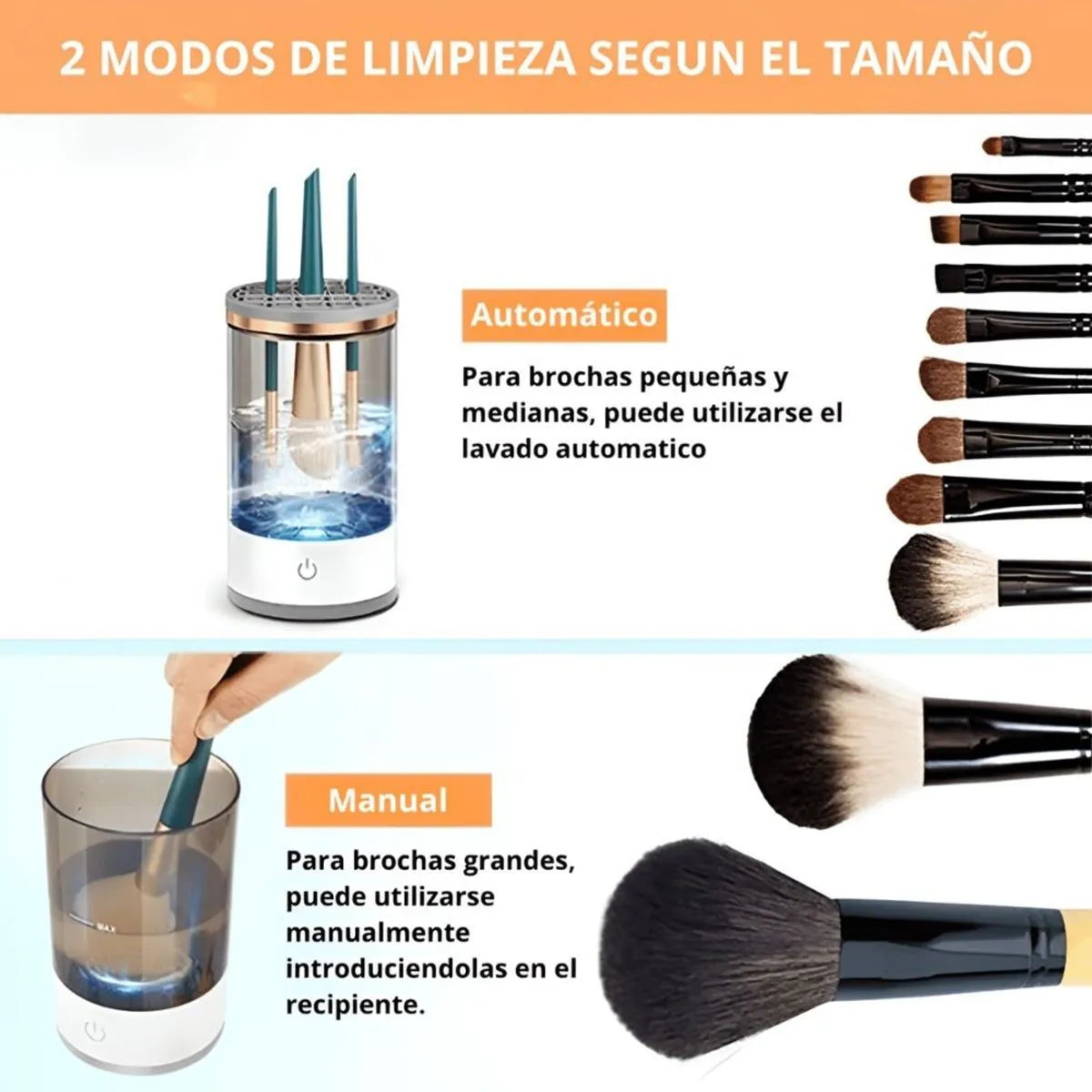 Limpiadora Brochas De Maquillajes Usb