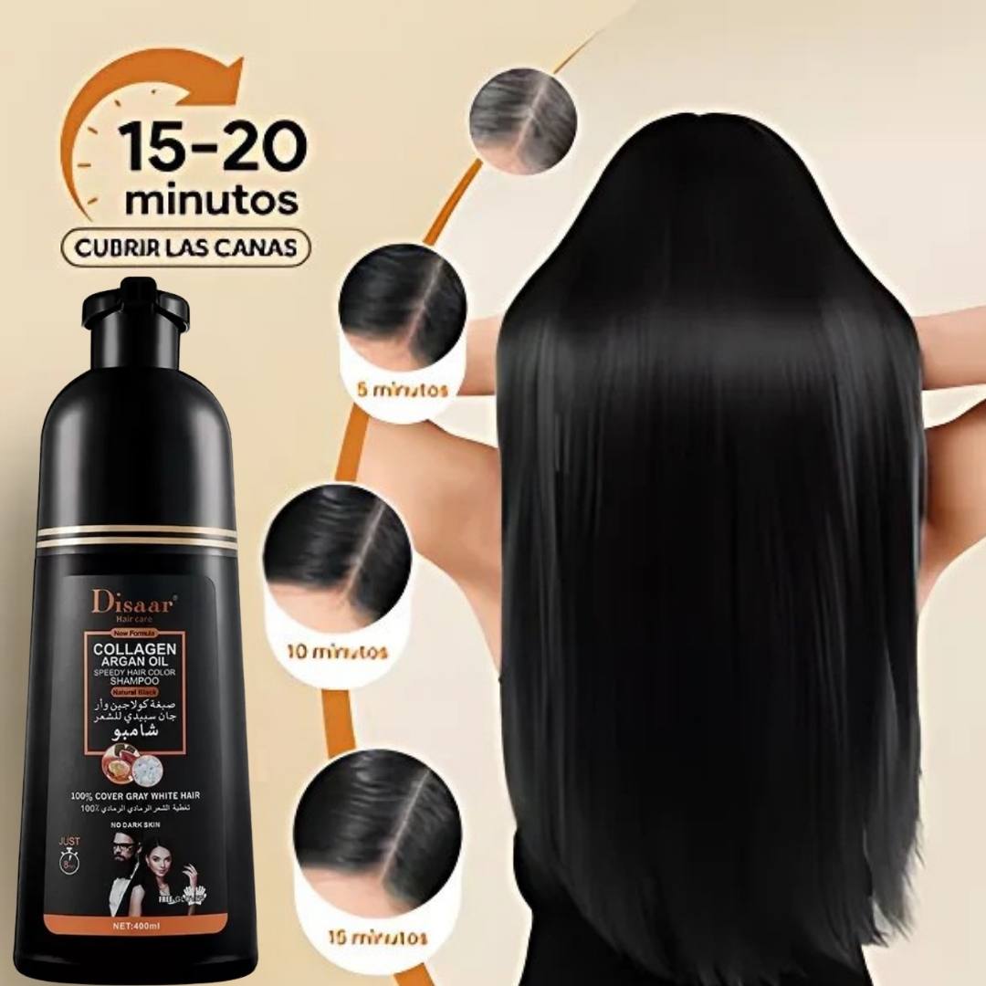 SHAMPOO DISAAR™  | ADIÓS CANAS EN 10 MINUTOS