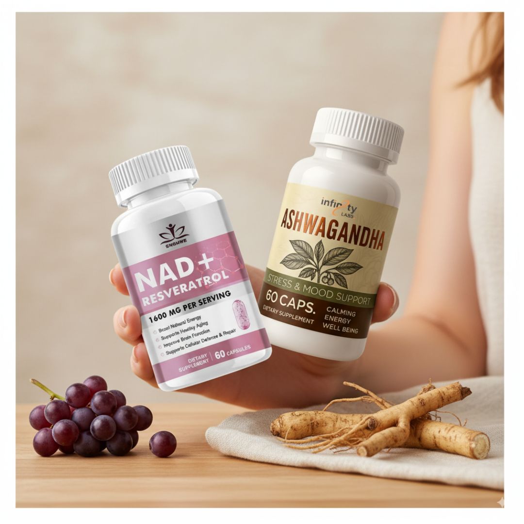 PACK Mente & Calma | Ashwagandha & NAD + Resveratrol