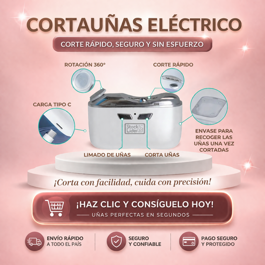 Corta uñas Eléctrico Recargable