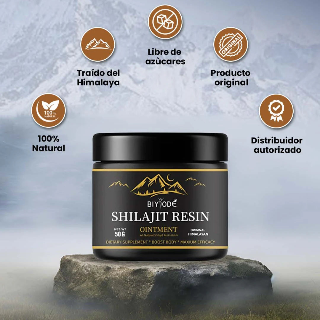 Shilajit BIYODE™ | Recupera tu Energía y Claridad Mental