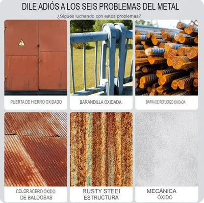 OxidBlock™ 1kg + Brocha de Regalo |  Restaura tus Metales y Elimina el Óxido para Siempre.