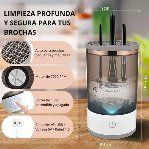 Limpiadora Brochas De Maquillajes Usb